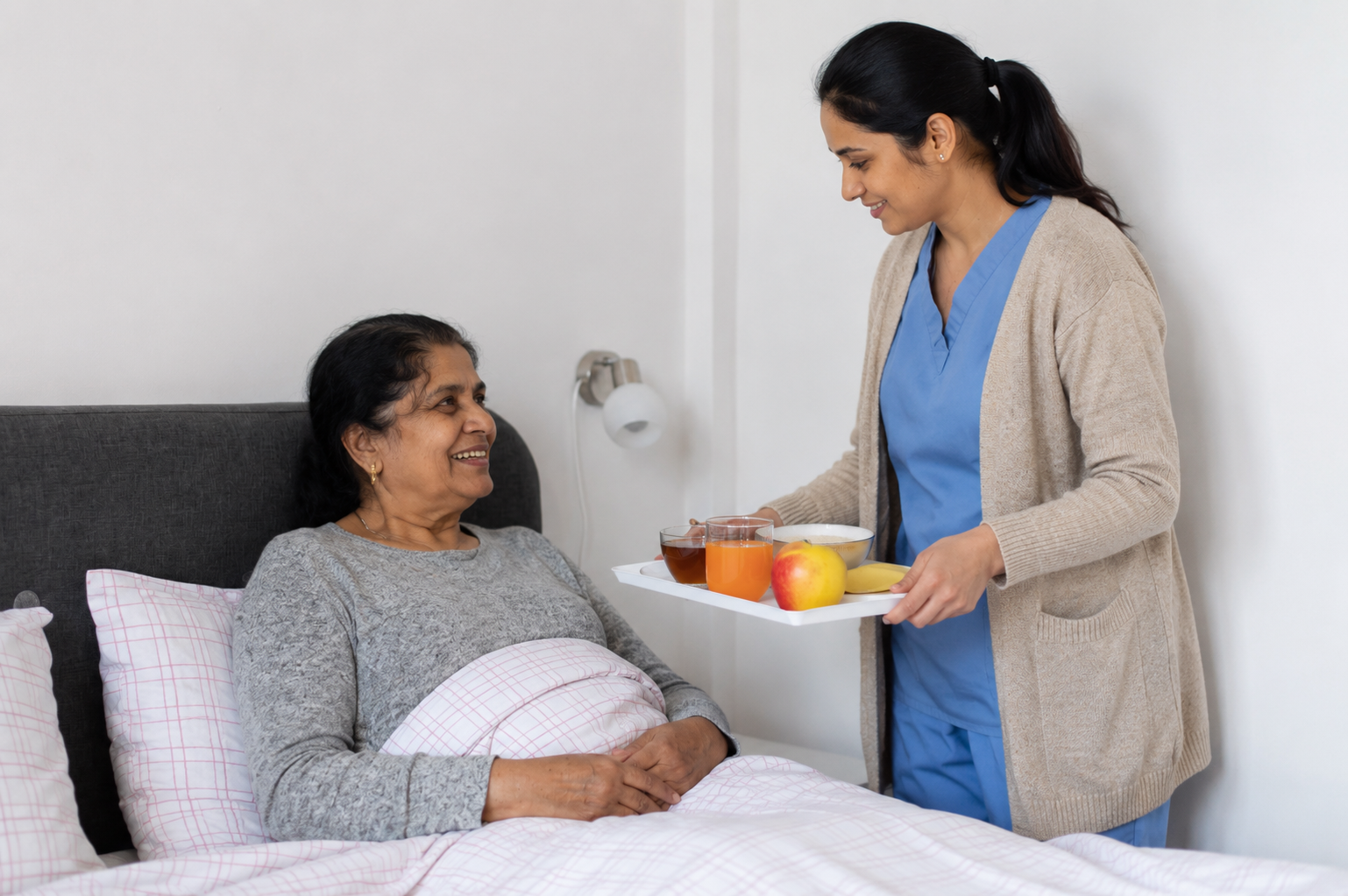 Certified nursing practitioner providing bedside care