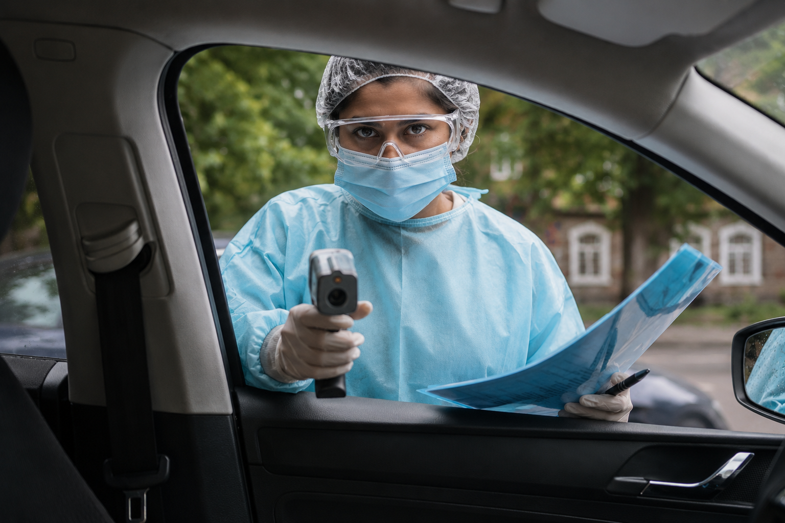 Professional on-demand drivers and residential security personnel